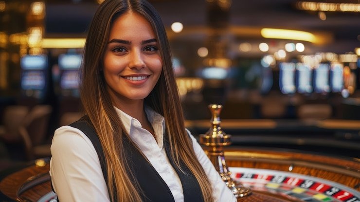 Membaca catatan hadiah di layar ponsel